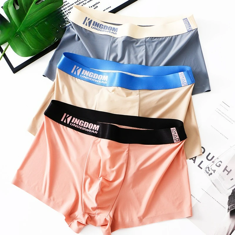 Ice Silk Men Boxer Shorts Underwear Mid Waist Men's Panties Breathable Underpants Comfortable Sexy Sports Comfort Male Boxers
Ice Silk Men Boxer Shorts Underwear Mid Waist Men's Panties Breathable Underpants Comfortable Sexy Sports Comfort Male Boxers