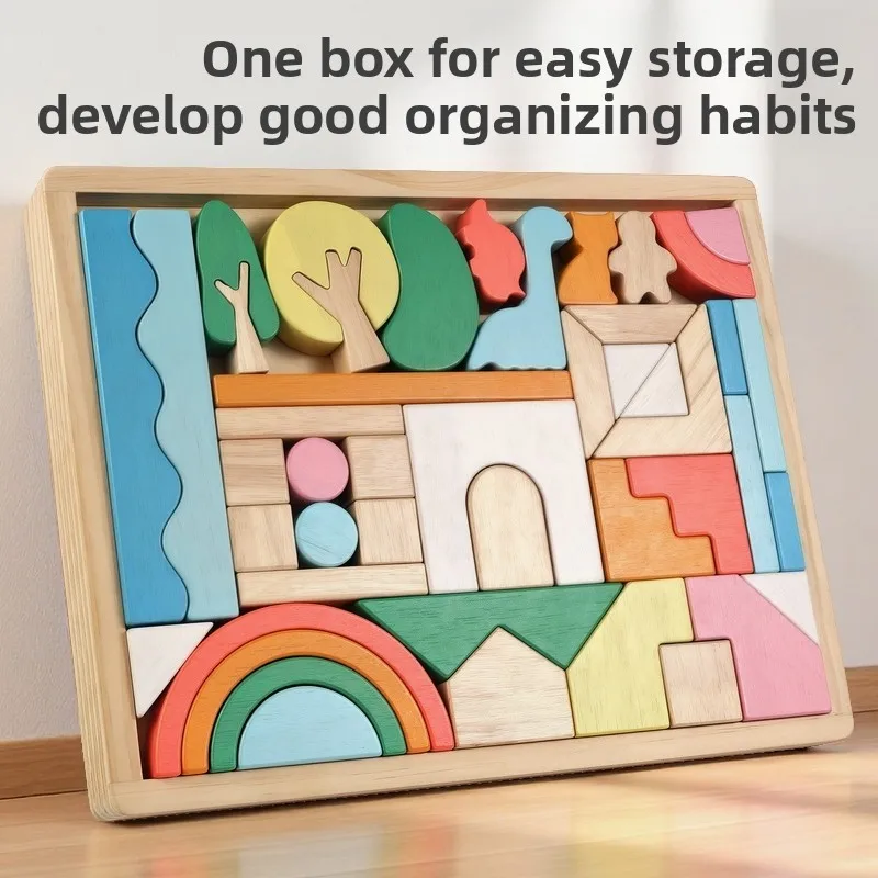 Eonal Wooden Building Blos Set for Kids with Storage Box Early Learning Toys for Boys And Girls Kindergarten Materials
Eonal Wooden Building Blos Set for Kids with Storage Box Early Learning Toys for Boys And Girls Kindergarten Materials