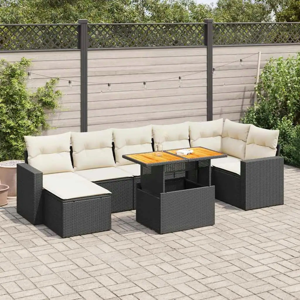 Stylish Black and Cream White Garden Sofa Set for Outdoor Living Room Patio Furniture
Stylish Black and Cream White Garden Sofa Set for Outdoor Living Room Patio Furniture