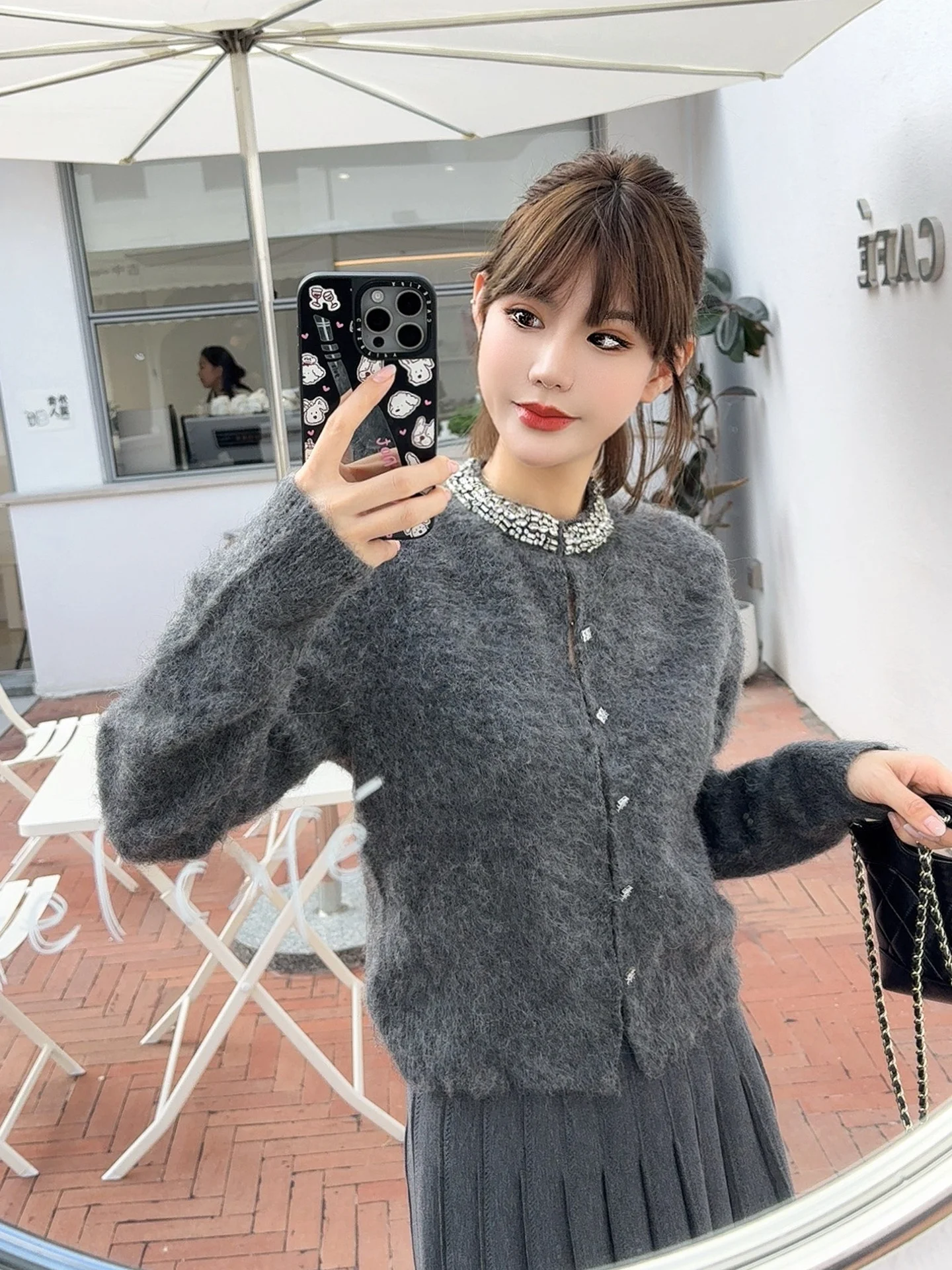 Asbr Original C Yarn Camere Knitted Cardigan Women's round Ne Diamond Embedded Autumn New Sle Casual Straight Fit Warmth
Asbr Original C Yarn Camere Knitted Cardigan Women's round Ne Diamond Embedded Autumn New Sle Casual Straight Fit Warmth