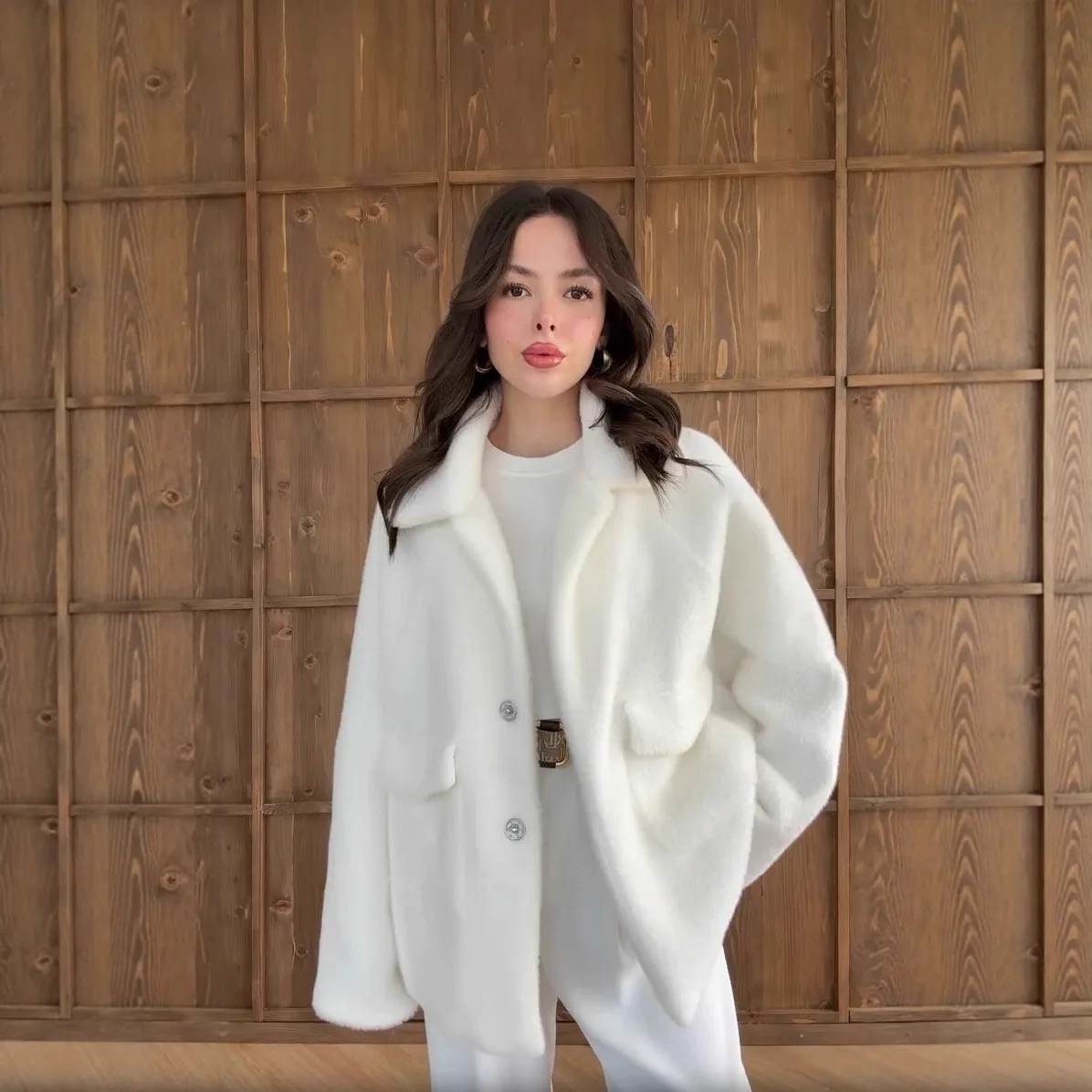 Loose Thiened Casual Pure Color Sweater Cardigan European Size Autumn Winter New Sle Women's Knittedwear Faion Trend
Loose Thiened Casual Pure Color Sweater Cardigan European Size Autumn Winter New Sle Women's Knittedwear Faion Trend