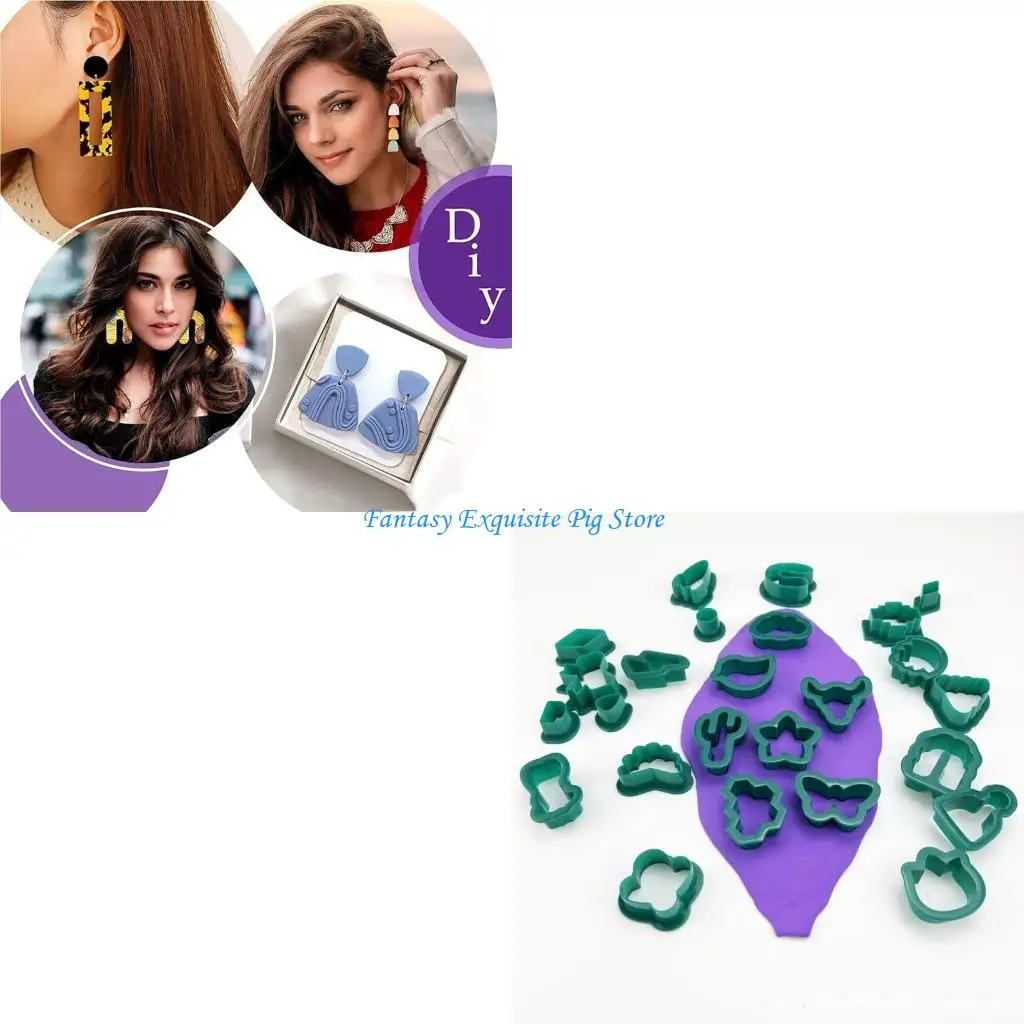 Набор резаков для полимерной глины, резак для глины с принадлежностями для сережек, резаки для глины
Набор резаков для полимерной глины, резак для глины с принадлежностями для сережек, резаки для глины