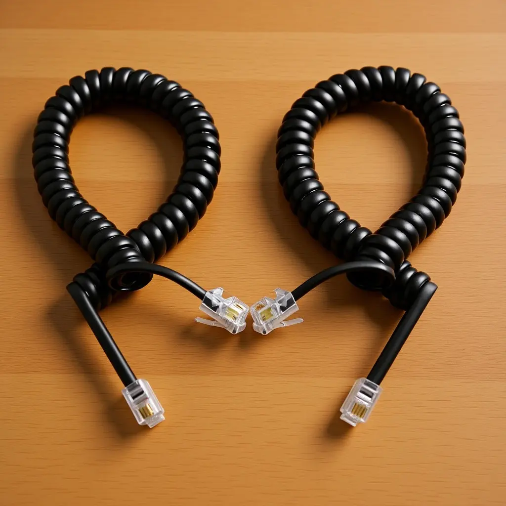 2Pcs Telephone Cords Coiled Phone Cords Lightweight Soft Flexible Clear Audio Landline Phone Cord Telephone Accessory
2Pcs Telephone Cords Coiled Phone Cords Lightweight Soft Flexible Clear Audio Landline Phone Cord Telephone Accessory