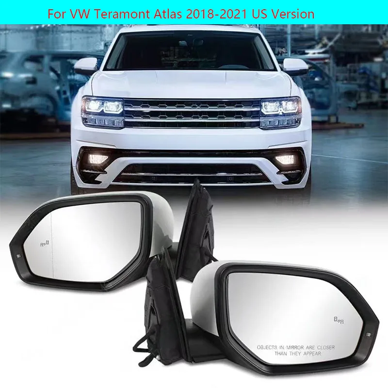 8 Pin Door Mirror Assembly For VW Teramont Atlas 2018~2021 US Version Heated Blind Spot Light Mirror Wing Mirror Car Accessories
8 Pin Door Mirror Assembly For VW Teramont Atlas 2018~2021 US Version Heated Blind Spot Light Mirror Wing Mirror Car Accessories