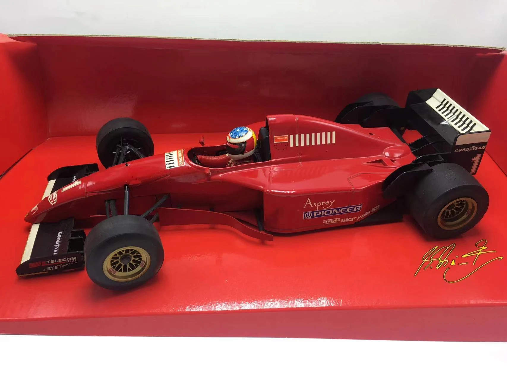 Minichamps 1:18 F1 1996 Schumacher V412T2 Simulation Limited Edition Resin Metal Static Car Model Toy Gift
Minichamps 1:18 F1 1996 Schumacher V412T2 Simulation Limited Edition Resin Metal Static Car Model Toy Gift