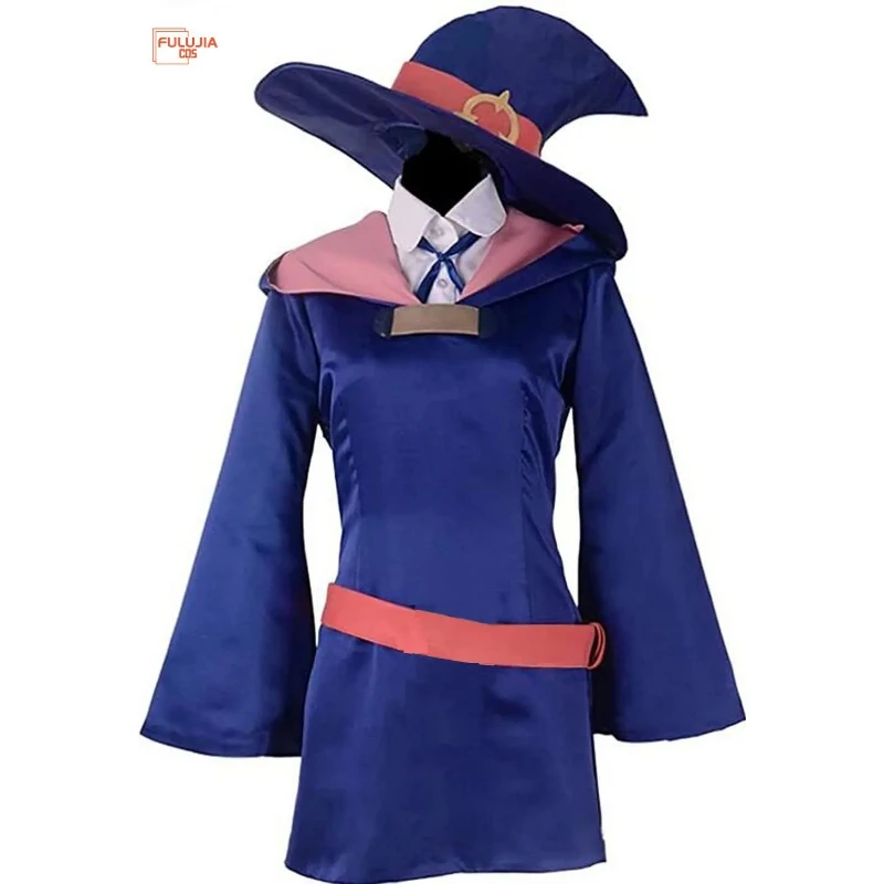 Fulujiacos Women Kagari Atsuko Akko Cosplay Costume School Uniform Halloween Hat Cloak Custom
Fulujiacos Women Kagari Atsuko Akko Cosplay Costume School Uniform Halloween Hat Cloak Custom