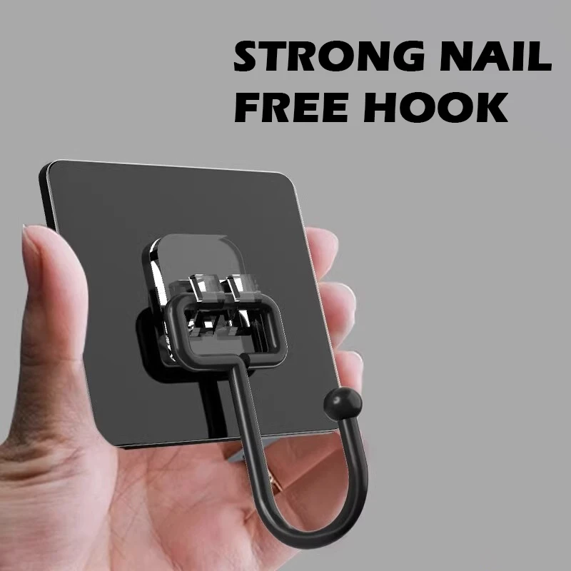 Stainless Steel Wall Hooks Super Bearing Non-Trace Wall Multi-functional Household Sticky Bathroom Kitchen Haning Hook
Stainless Steel Wall Hooks Super Bearing Non-Trace Wall Multi-functional Household Sticky Bathroom Kitchen Haning Hook