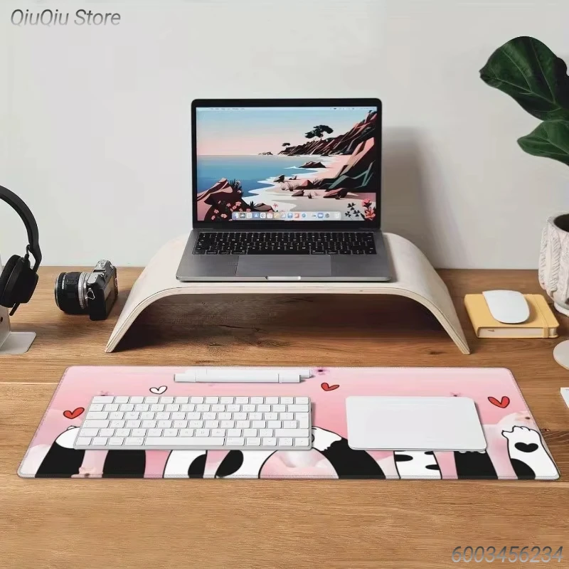 Игровой коврик для мыши Kawaii Pink Cat Paw Heart, нескользящий резиновый коврик для клавиатуры для девочек и любителей кошек
Игровой коврик для мыши Kawaii Pink Cat Paw Heart, нескользящий резиновый коврик для клавиатуры для девочек и любителей кошек