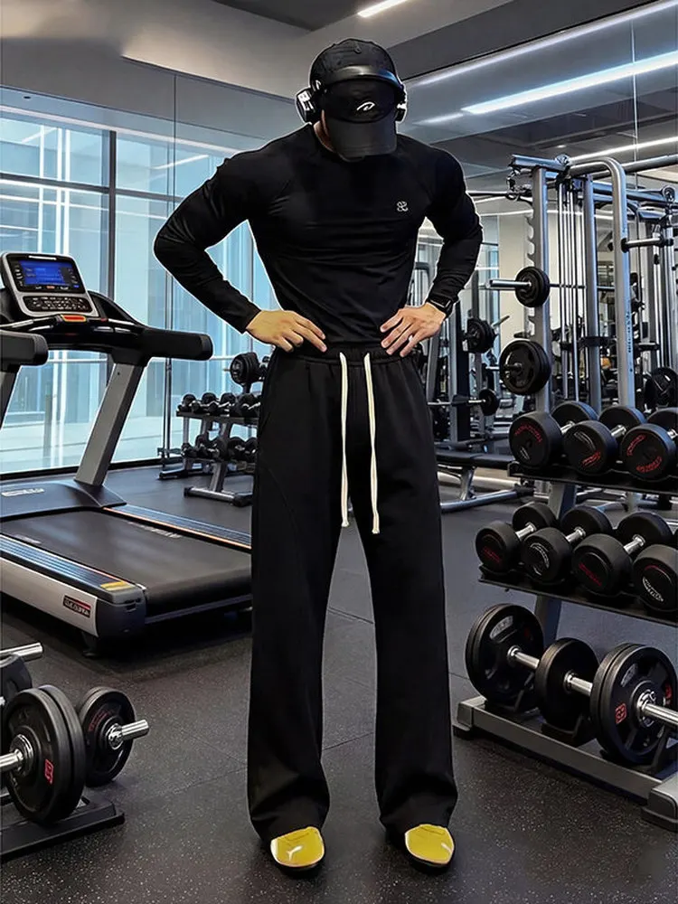 Bla Casual Fitn Sports Pants Men's Spring Heavy Du American Sle Loose Straight Leg Micro Flared Casual Trousers
Bla Casual Fitn Sports Pants Men's Spring Heavy Du American Sle Loose Straight Leg Micro Flared Casual Trousers