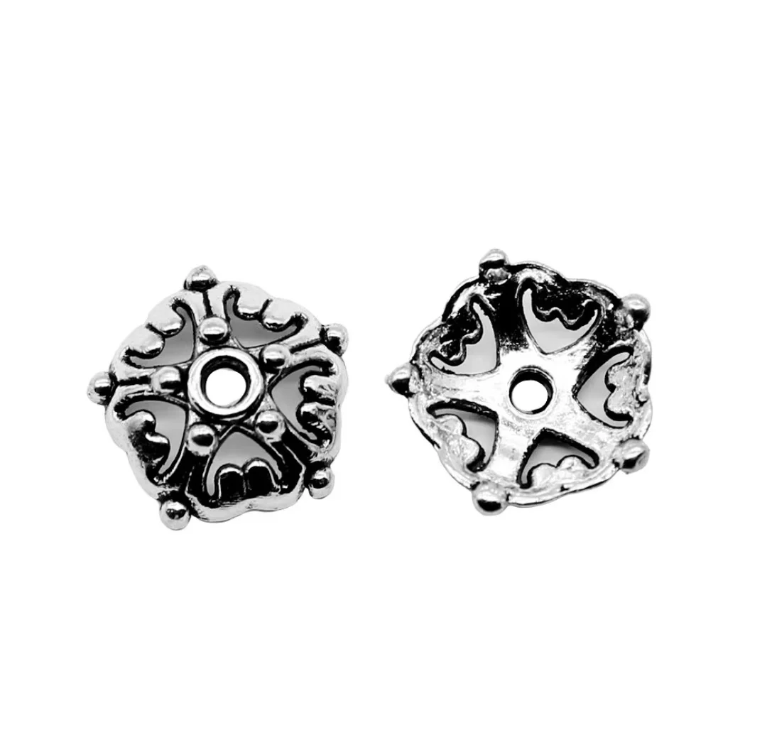 50pcs 12mm Zinc alloy metal tibetan silver plated bead caps T0614 for jewelry making
50pcs 12mm Zinc alloy metal tibetan silver plated bead caps T0614 for jewelry making
