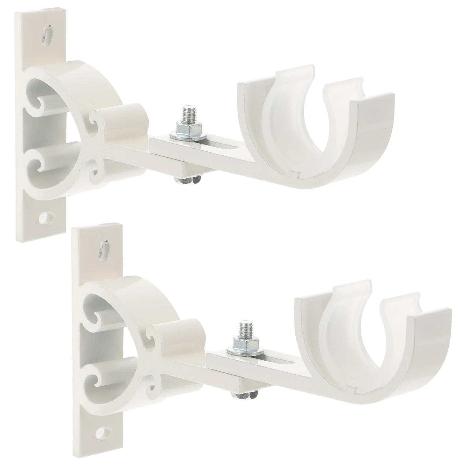 2 Pcs Curtain Rod Bracket Adjustable Super Carrying Accessories Fixing Tools Simple Design Holder Decor Aluminum Alloy
2 Pcs Curtain Rod Bracket Adjustable Super Carrying Accessories Fixing Tools Simple Design Holder Decor Aluminum Alloy