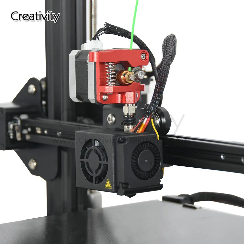 Creativity MK8 Extruder Hotend Kit All Metal Direct Drive Hotend Kit 12V/24V 4010 Fan For Ender3/CR 10s/ CR-10 3d printer parts
Creativity MK8 Extruder Hotend Kit All Metal Direct Drive Hotend Kit 12V/24V 4010 Fan For Ender3/CR 10s/ CR-10 3d printer parts