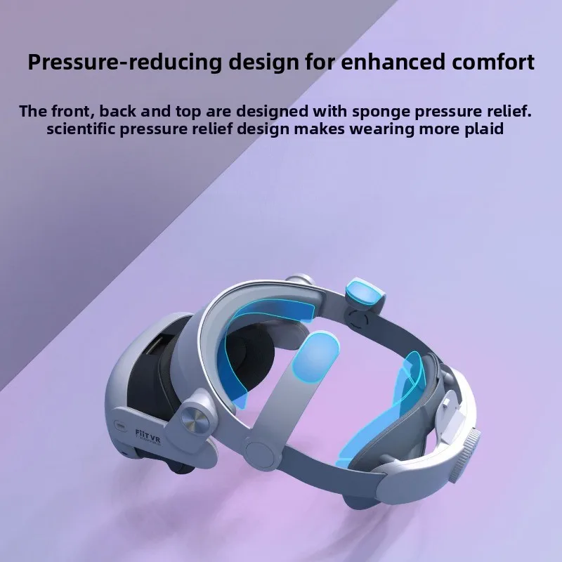 Comfortable Sponge Replaceable Leather for Meta Quest 3/3S Headwear Decompression Design
Comfortable Sponge Replaceable Leather for Meta Quest 3/3S Headwear Decompression Design