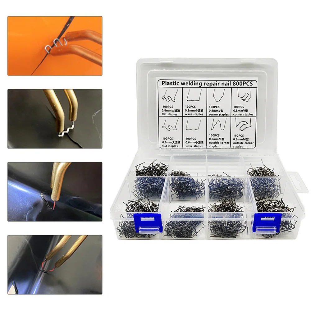 For Bumper Reinforcement Seam Nails Set Car Bumper Repair For Repairing Cracks 0.6mm Diameter Flexible Thermoplastic Repair
For Bumper Reinforcement Seam Nails Set Car Bumper Repair For Repairing Cracks 0.6mm Diameter Flexible Thermoplastic Repair