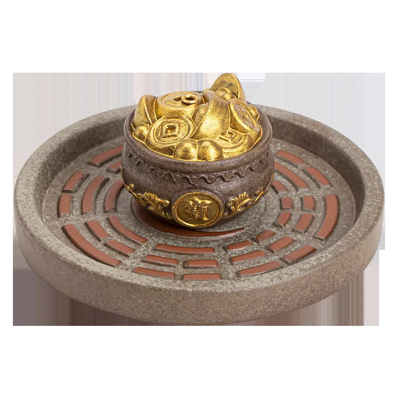 Bagua cornucopia incense plug
Bagua cornucopia incense plug