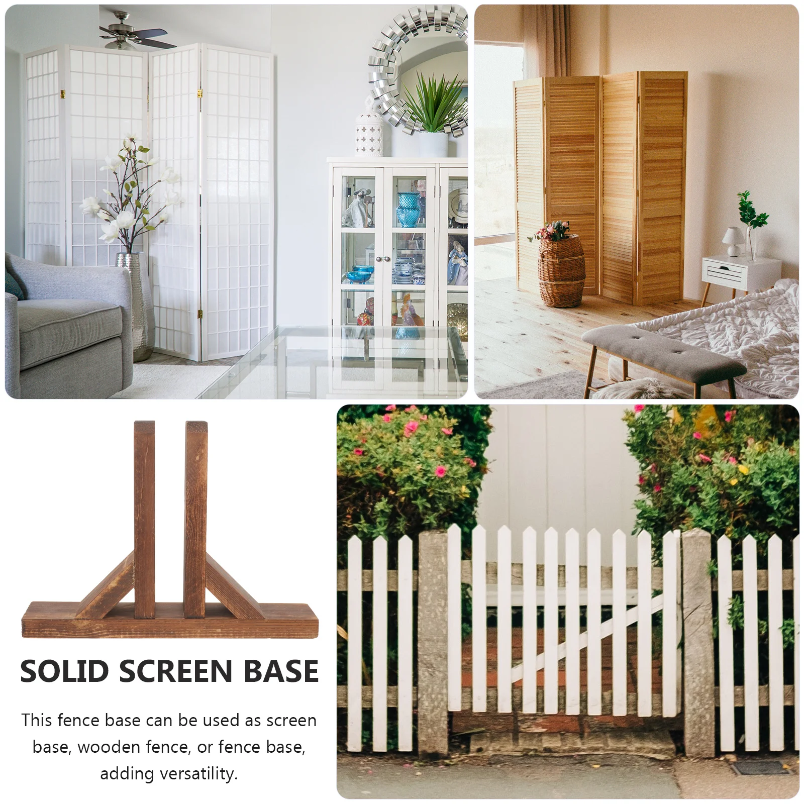 Wooden Room Divider Base Sturdy Wear-Resistant Screen Feet for Privacy Partition Folding Divider Stand Home Use
Wooden Room Divider Base Sturdy Wear-Resistant Screen Feet for Privacy Partition Folding Divider Stand Home Use