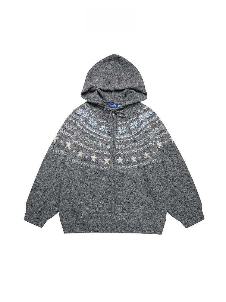 Free Center American Retro Fair Isle Star Embroidery Hoodie Knitted Sweater ex Couple Aosphere Sweater Street Sle Loo...
Free Center American Retro Fair Isle Star Embroidery Hoodie Knitted Sweater ex Couple Aosphere Sweater Street Sle Loo...