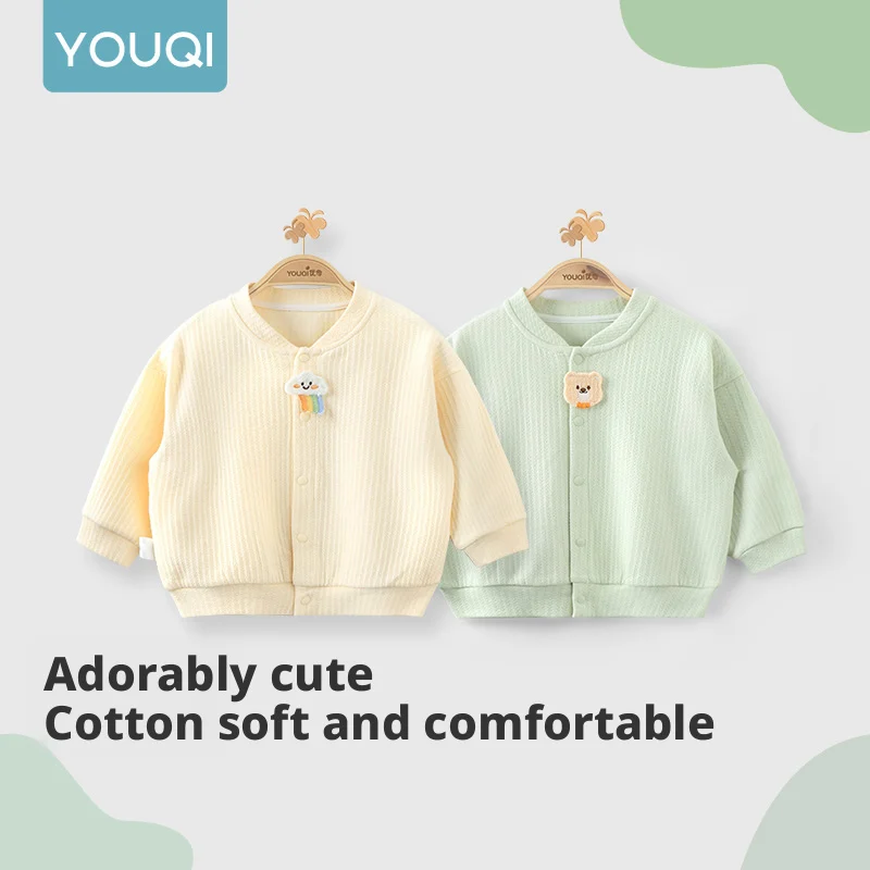 【Youqi】Chinese 0-2 Year Old Baby Jacket, Rainbow Jacket for Boys and Girls, Spring and Autumn Newborn Long-Sleeve Outerwear
【Youqi】Chinese 0-2 Year Old Baby Jacket, Rainbow Jacket for Boys and Girls, Spring and Autumn Newborn Long-Sleeve Outerwear
