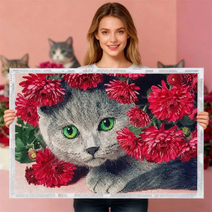 2026 New style Cat DIY cross stitch Embroidery Kit Needlework Handicraft DIY Full Decorative Painting Craft Wall Art Home Decor
2026 New style Cat DIY cross stitch Embroidery Kit Needlework Handicraft DIY Full Decorative Painting Craft Wall Art Home Decor