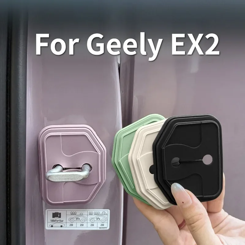 For Geely EX2 Car Door Shock Absorber Lock Cover Original Color Silicone Interior Sticker
For Geely EX2 Car Door Shock Absorber Lock Cover Original Color Silicone Interior Sticker