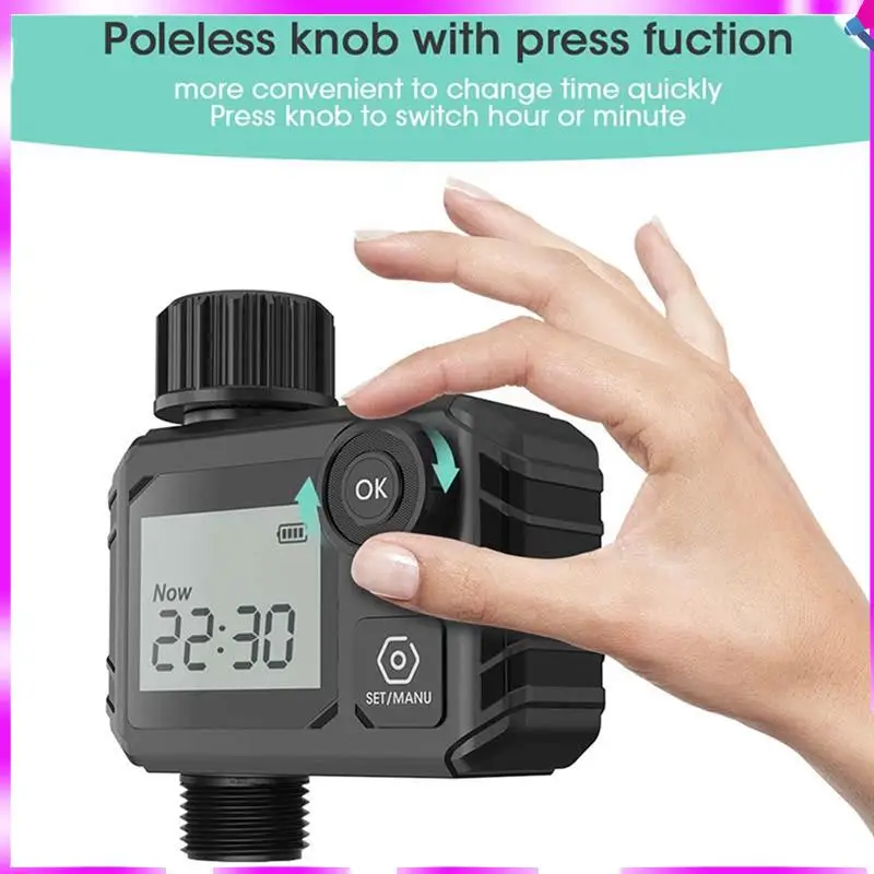 N96R Large Screen Display Garden Watering Timer Irrigation Controller Digital Programmable Faucet Watering Irrigation System
N96R Large Screen Display Garden Watering Timer Irrigation Controller Digital Programmable Faucet Watering Irrigation System