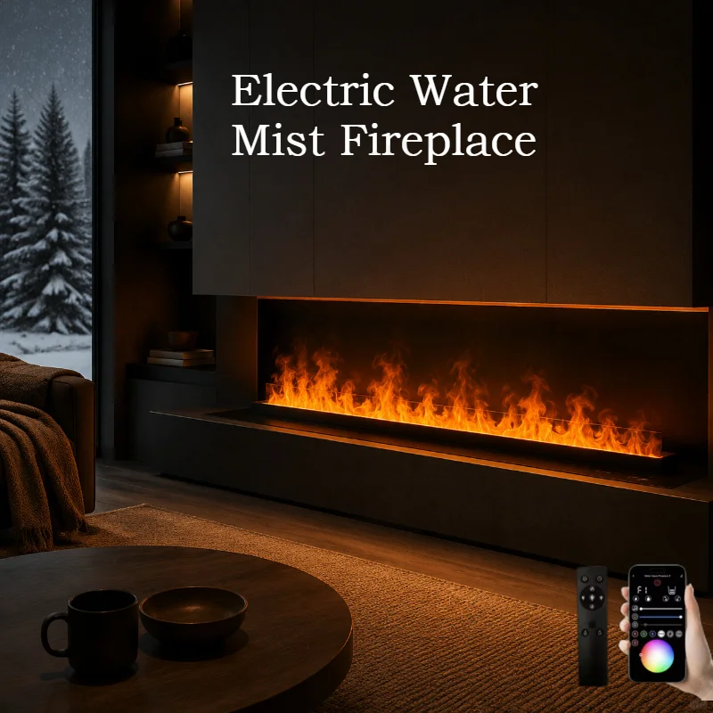 High-End Minimalist Home Fireplace with LED Mist Technology Smart Ambient Lighting Water Vapor Fireplace for Living Space камин
High-End Minimalist Home Fireplace with LED Mist Technology Smart Ambient Lighting Water Vapor Fireplace for Living Space камин