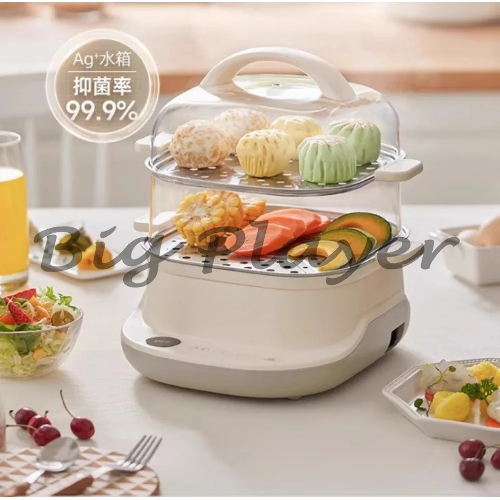 Electric household multi-functional small double-layer reservation timing integrated stainless steel steamer breakfast machine
Electric household multi-functional small double-layer reservation timing integrated stainless steel steamer breakfast machine