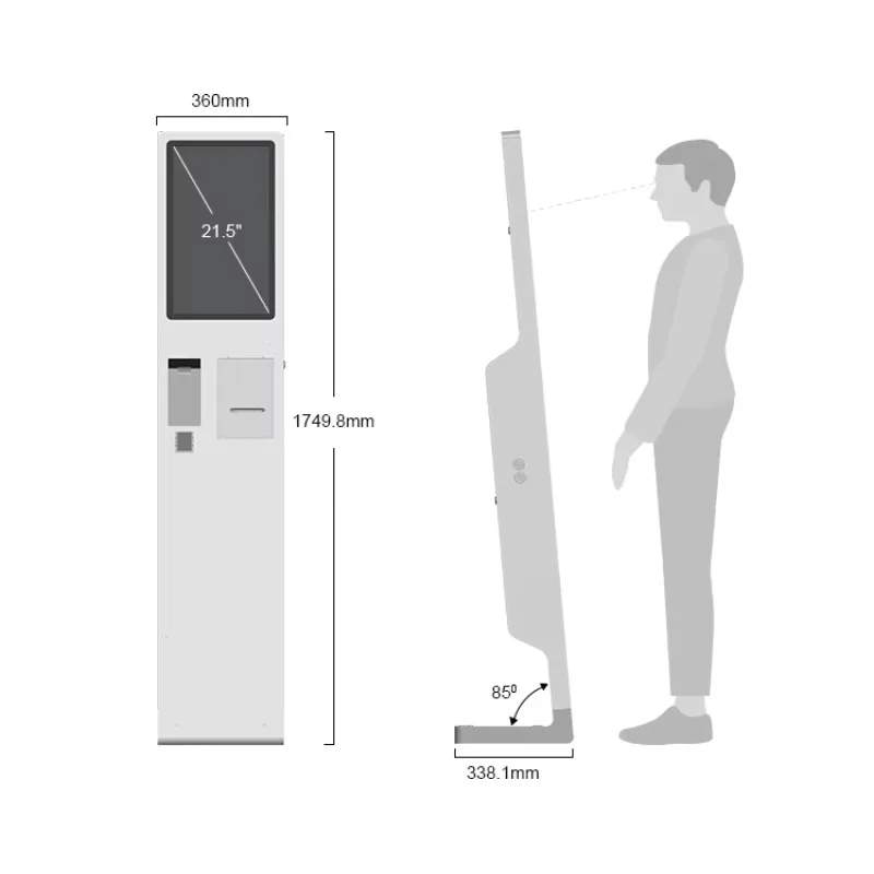 Self-service Terminal Kiosk for Supermarket and Restaurant 21.5~32 Inch Touch Screen Food Ordering
Self-service Terminal Kiosk for Supermarket and Restaurant 21.5~32 Inch Touch Screen Food Ordering