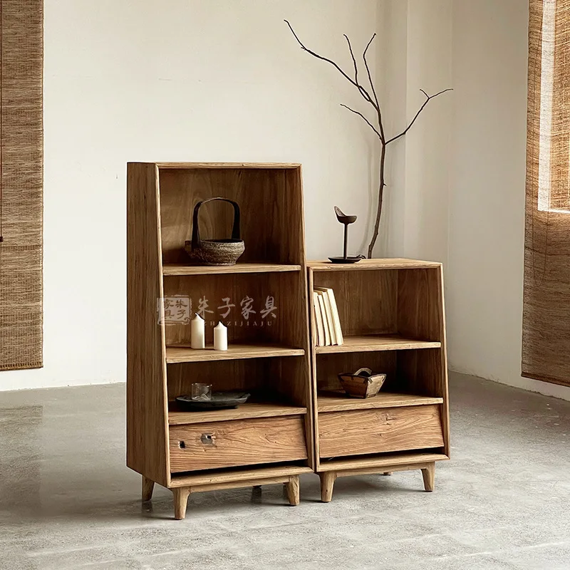 Wabi Sandy Wind Solid Wood Bookcase Living Room Side Cabinet Homestay High and Low Locker Combination Simple Sofa Side
Wabi Sandy Wind Solid Wood Bookcase Living Room Side Cabinet Homestay High and Low Locker Combination Simple Sofa Side