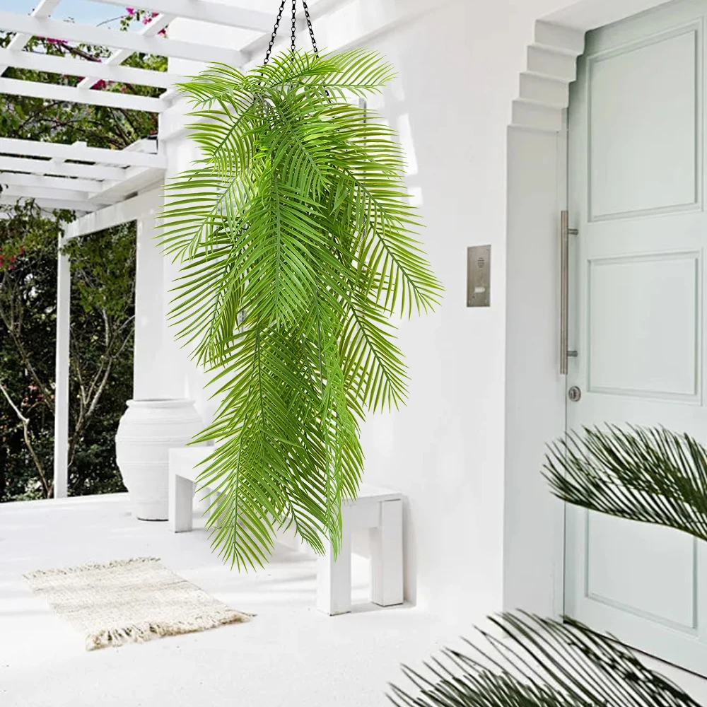 Large Artificial Plants Vine Garland Plant Fake Hanging Vine Faux Palm UV Resistant Faux Floral Greenery for Indoor Outdoor
Large Artificial Plants Vine Garland Plant Fake Hanging Vine Faux Palm UV Resistant Faux Floral Greenery for Indoor Outdoor