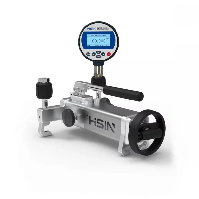 Manual Hydraulic Water Oil Pressure Calibration Pump Calibrator HSIN615 Portable High Pressure Gauge Comparator Test Instrument
Manual Hydraulic Water Oil Pressure Calibration Pump Calibrator HSIN615 Portable High Pressure Gauge Comparator Test Instrument