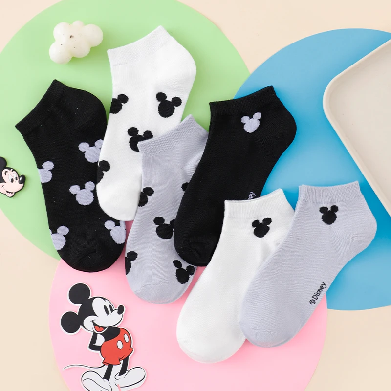 3/6 Pair Combination Disney Mickey Mouse Casual Ankle Socks Women's Cute Icon Printed Cotton Low cut Casual Short Socks
3/6 Pair Combination Disney Mickey Mouse Casual Ankle Socks Women's Cute Icon Printed Cotton Low cut Casual Short Socks