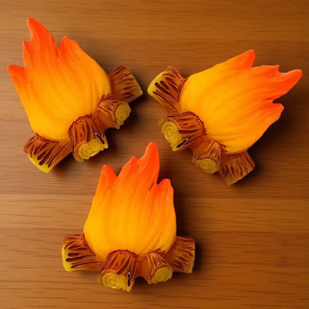 3Pcs Safe Resin Mini Fire Decoration Adorable Tiny Bonfire Ornament for Miniature Landscaping Outdoor Fairy Garden Pretend Play
3Pcs Safe Resin Mini Fire Decoration Adorable Tiny Bonfire Ornament for Miniature Landscaping Outdoor Fairy Garden Pretend Play