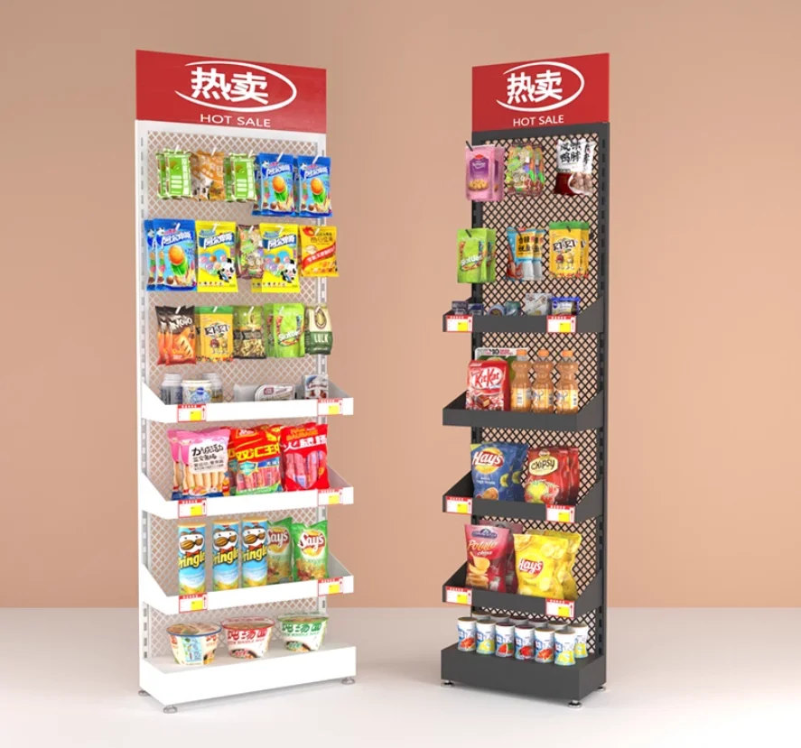 Supermarket small snack shelf gum shelf end food betel nut display side frame multi-functional adjustment hook
Supermarket small snack shelf gum shelf end food betel nut display side frame multi-functional adjustment hook