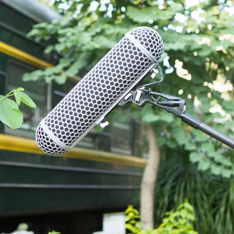 Microphone Wind Protect Cage + Windshield + Shock Mount Suspension System Compatible RODE NTG1/NTG2/NTG3/NTG4/NTG4+MIC
Microphone Wind Protect Cage + Windshield + Shock Mount Suspension System Compatible RODE NTG1/NTG2/NTG3/NTG4/NTG4+MIC