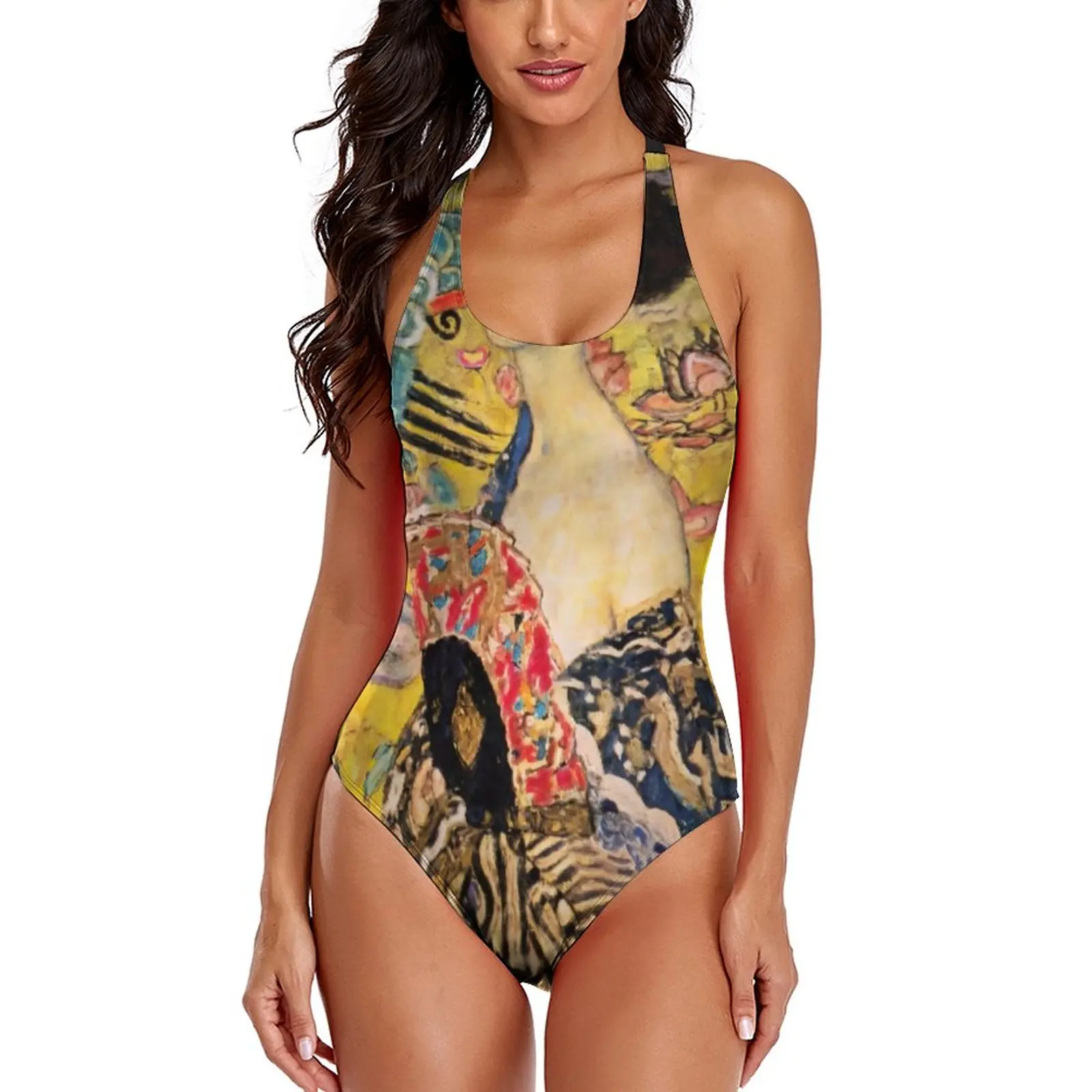 Gustav Klimt Swimsuit Sexy Modern Print Swimwear One-Piece Bodysuit Bath Push Up Design Bathing Suits Beach Outfits Plus Size
Gustav Klimt Swimsuit Sexy Modern Print Swimwear One-Piece Bodysuit Bath Push Up Design Bathing Suits Beach Outfits Plus Size