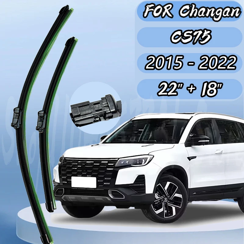 For Changan CS75 2015-2022 Front Wiper Blades Windshield Windscreen Window 22"+18" Fifth generation silent upgrade
For Changan CS75 2015-2022 Front Wiper Blades Windshield Windscreen Window 22"+18" Fifth generation silent upgrade