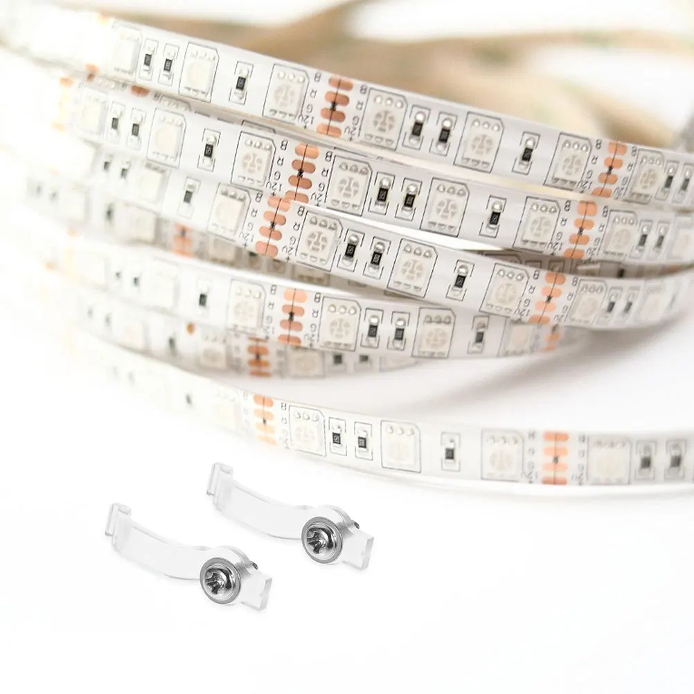 200Pcs Transparent LED Strip Mounting Brackets Easy Use Stable Reliable Versatile Applications Materials Aesthetic
200Pcs Transparent LED Strip Mounting Brackets Easy Use Stable Reliable Versatile Applications Materials Aesthetic