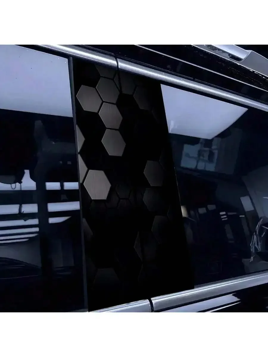 2pcs Sci-Fi Hexagonal Honeycomb Car B-Pillar Stickers Vinyl Semi-Matte Waterproof Easy Apply For All Vehicles
2pcs Sci-Fi Hexagonal Honeycomb Car B-Pillar Stickers Vinyl Semi-Matte Waterproof Easy Apply For All Vehicles