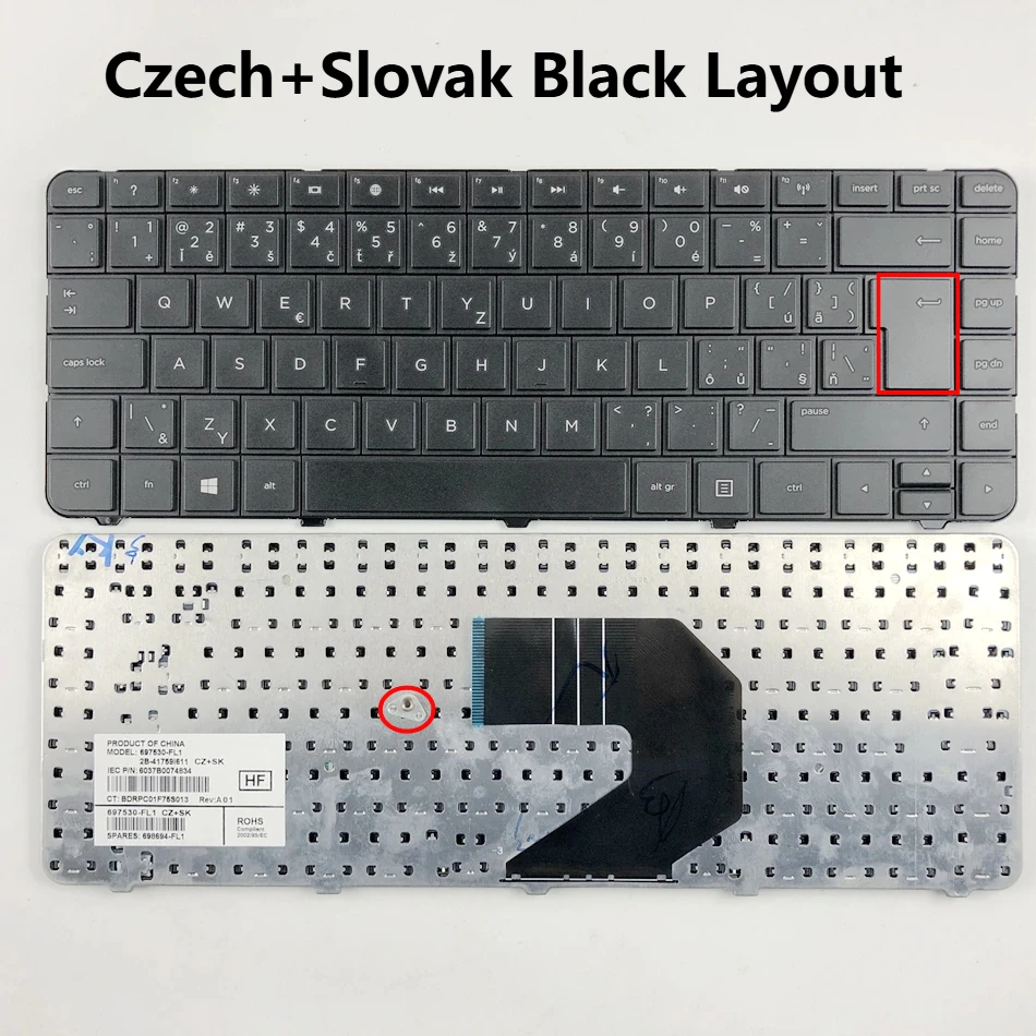 Чешская и Словацкая Клавиатура для ноутбука HP Pavilion G6x G6T G6S G6-1300 G6-1000 G6-1200 G4-1000 G4t-1000 G4-1200 Series
Чешская и Словацкая Клавиатура для ноутбука HP Pavilion G6x G6T G6S G6-1300 G6-1000 G6-1200 G4-1000 G4t-1000 G4-1200 Series