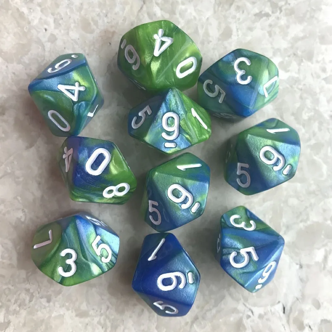 10Pcs/Set 10 Sided D10 Polyhedral Dices Numbers Dials Desktop Table Board Game PXPF
10Pcs/Set 10 Sided D10 Polyhedral Dices Numbers Dials Desktop Table Board Game PXPF