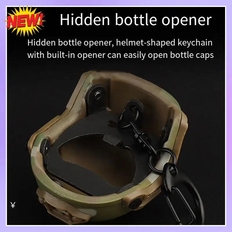 T24C Mini Fast Helmet Keychain Tactical Fan Accessories Beer Opener Bottle Openr Decrowner Dummy Helm Shaped Toy CP
T24C Mini Fast Helmet Keychain Tactical Fan Accessories Beer Opener Bottle Openr Decrowner Dummy Helm Shaped Toy CP