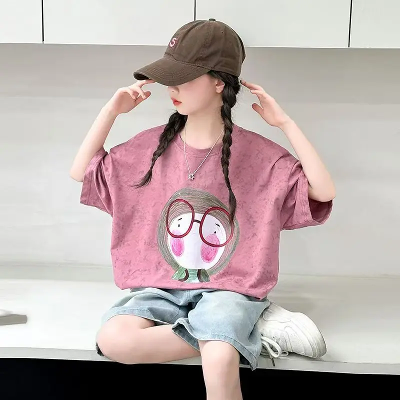 Children Clothes Girl Tweens Girls Clothing Summer Suit Children's Set Junior Top Bottom Kids Fashion Outfit Korean 4 Years Sets
Children Clothes Girl Tweens Girls Clothing Summer Suit Children's Set Junior Top Bottom Kids Fashion Outfit Korean 4 Years Sets