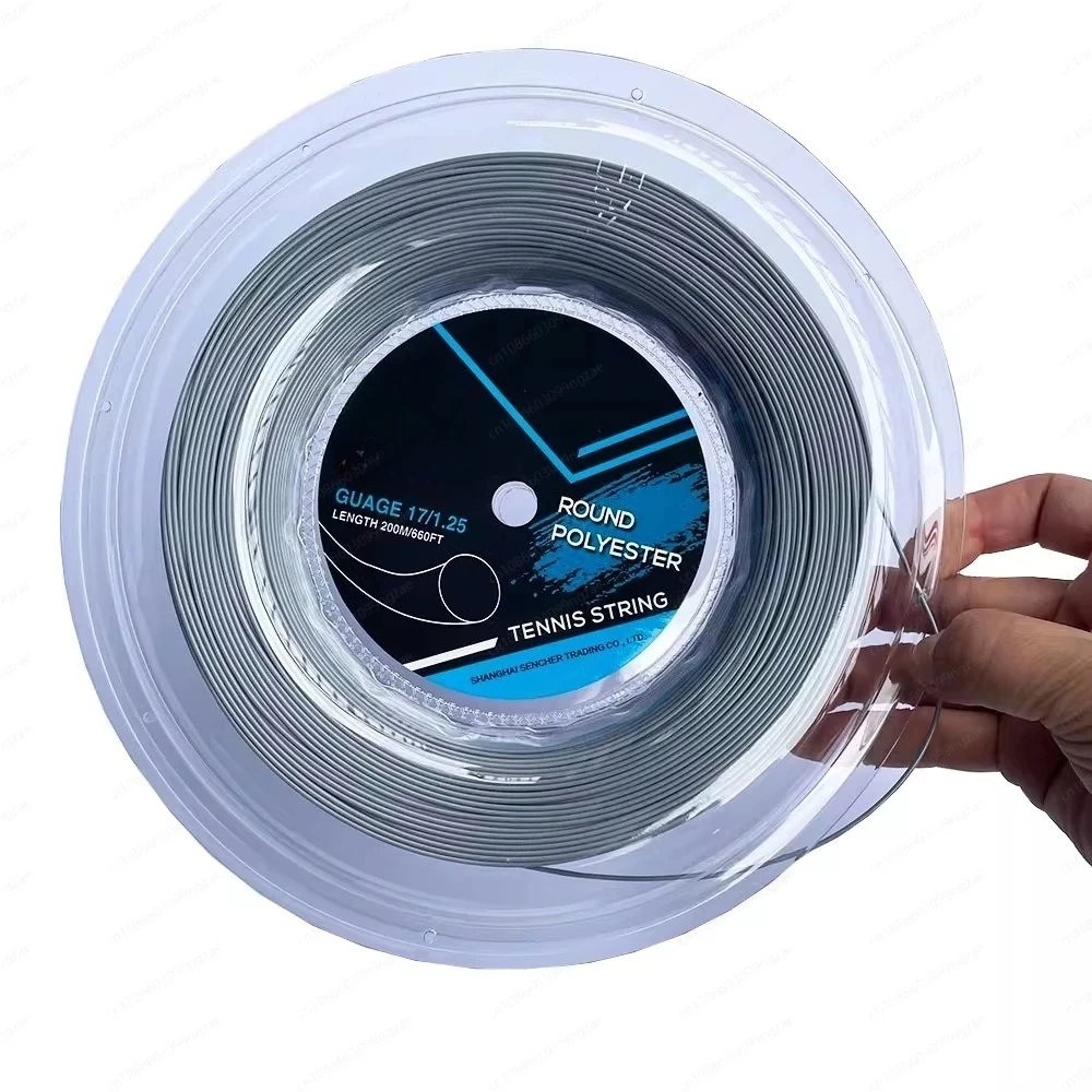 1.25mm Round Polyester Tennis String, 200m Reel for Beginners & Round Shape
1.25mm Round Polyester Tennis String, 200m Reel for Beginners & Round Shape