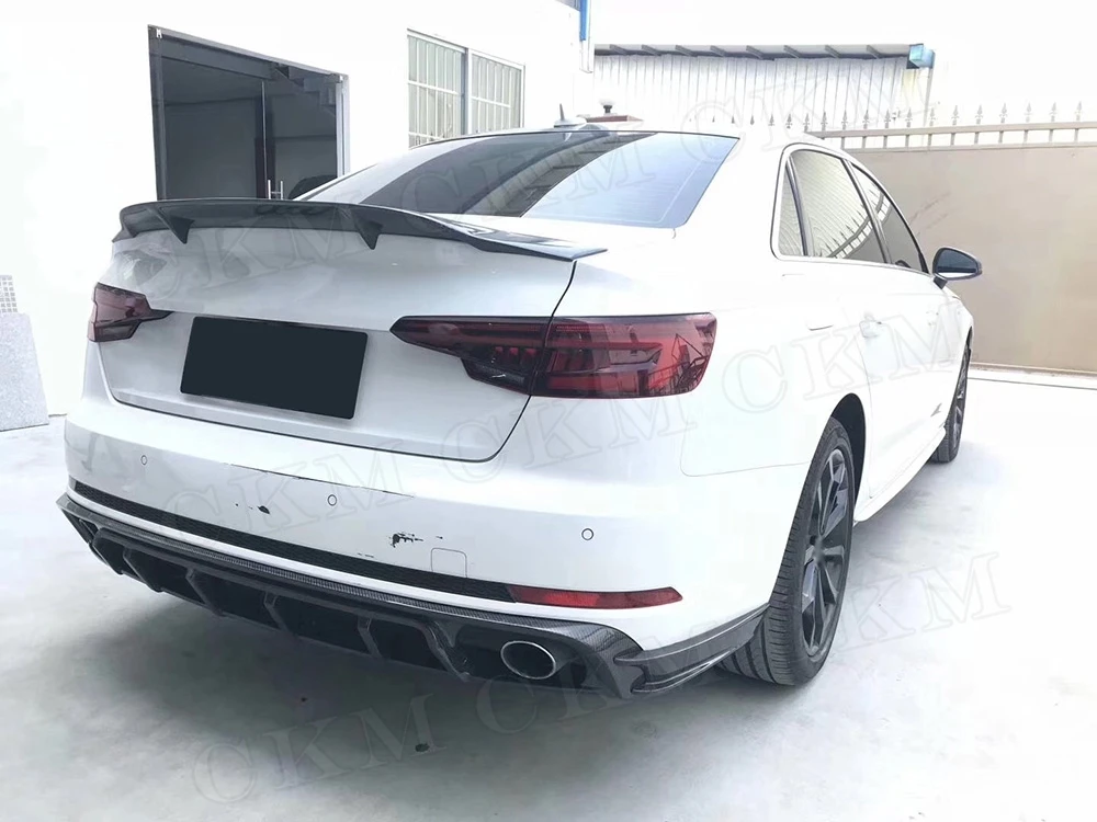 Углеродное волокно, задний спойлер багажника, крылья для Audi A4 S4 Sedan, 4-дверный 2013-2018, задний спойлер багажника, комплекты кузова
Углеродное волокно, задний спойлер багажника, крылья для Audi A4 S4 Sedan, 4-дверный 2013-2018, задний спойлер багажника, комплекты кузова