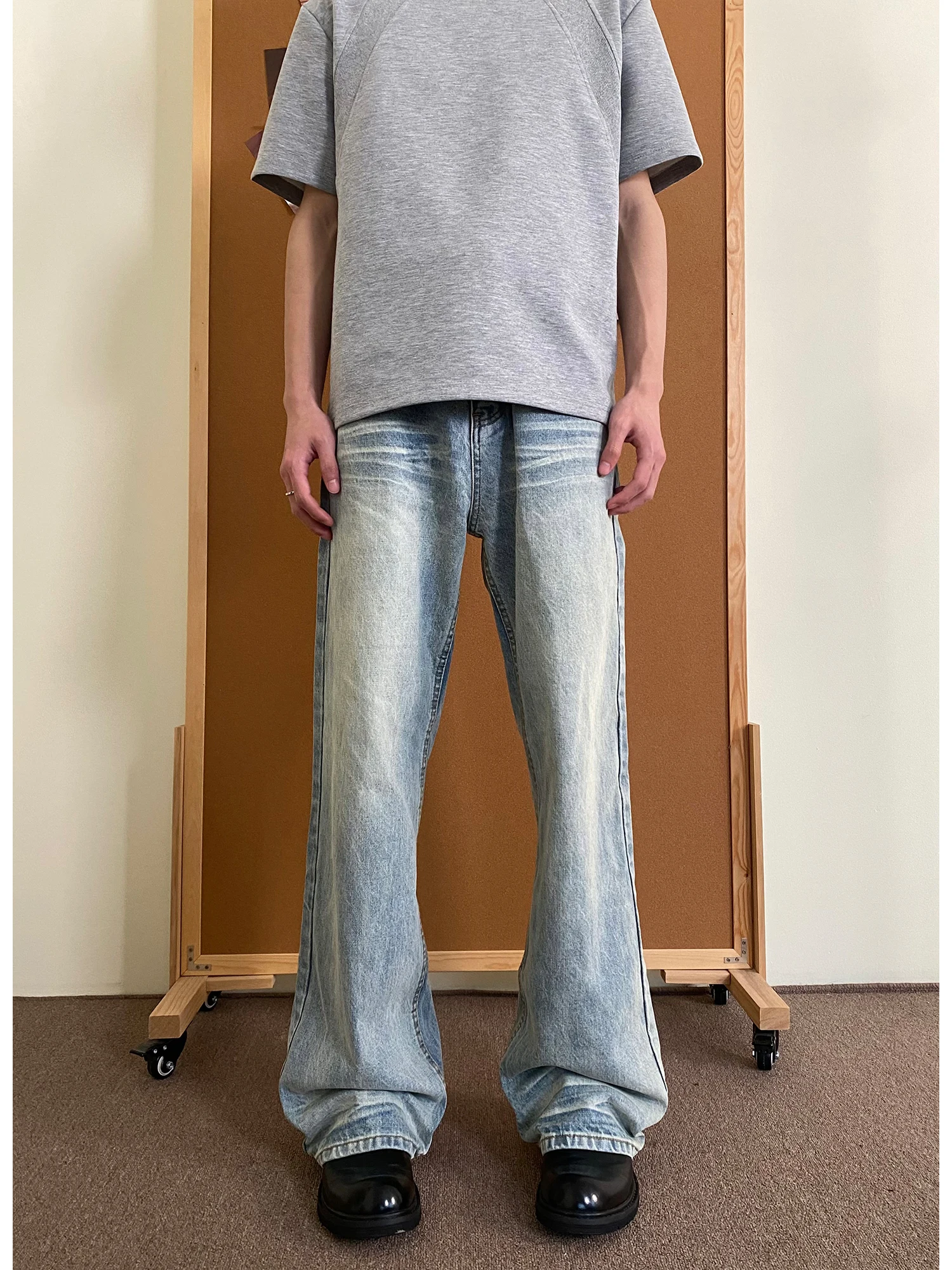 American Retro Waed Wide Leg Jeans Men's Women's Loose Drapey Long Trousers Youthful Trendy Cotton Polyester Blend Jeans
American Retro Waed Wide Leg Jeans Men's Women's Loose Drapey Long Trousers Youthful Trendy Cotton Polyester Blend Jeans