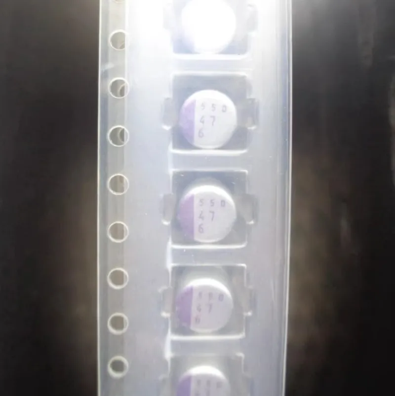 20PCS/LOT Solid-state capacitor 6SVPC100MY 5X7MM 6.3V 120UF 6.3V 47UF 6.3V 220UF High frequency, low resistance
20PCS/LOT Solid-state capacitor 6SVPC100MY 5X7MM 6.3V 120UF 6.3V 47UF 6.3V 220UF High frequency, low resistance