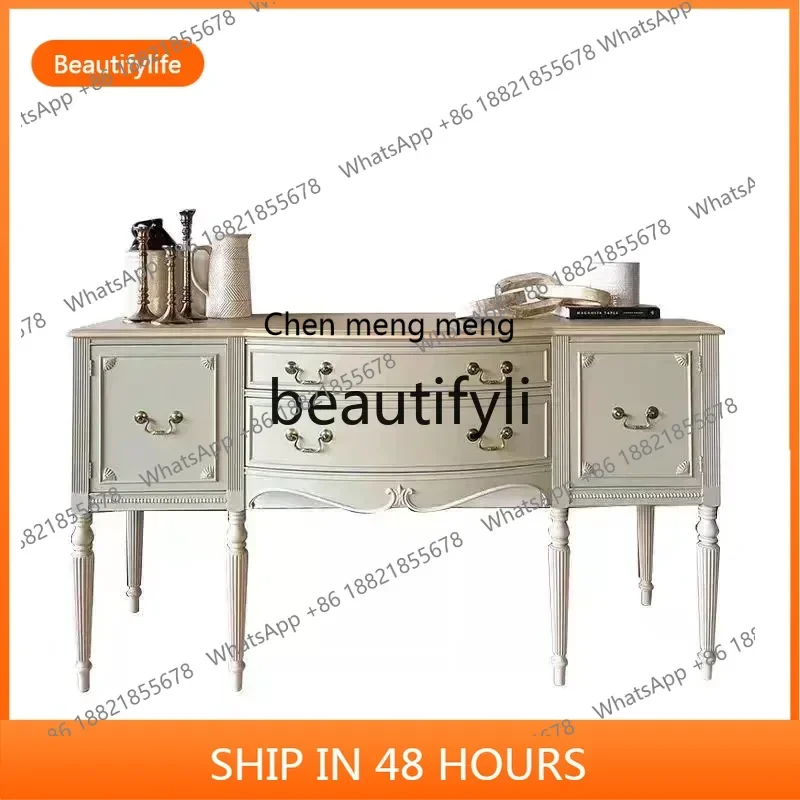 A32 Solid wood retro entrance cabinet American engraved wall storage side cabinet partition dining side cabinet
A32 Solid wood retro entrance cabinet American engraved wall storage side cabinet partition dining side cabinet