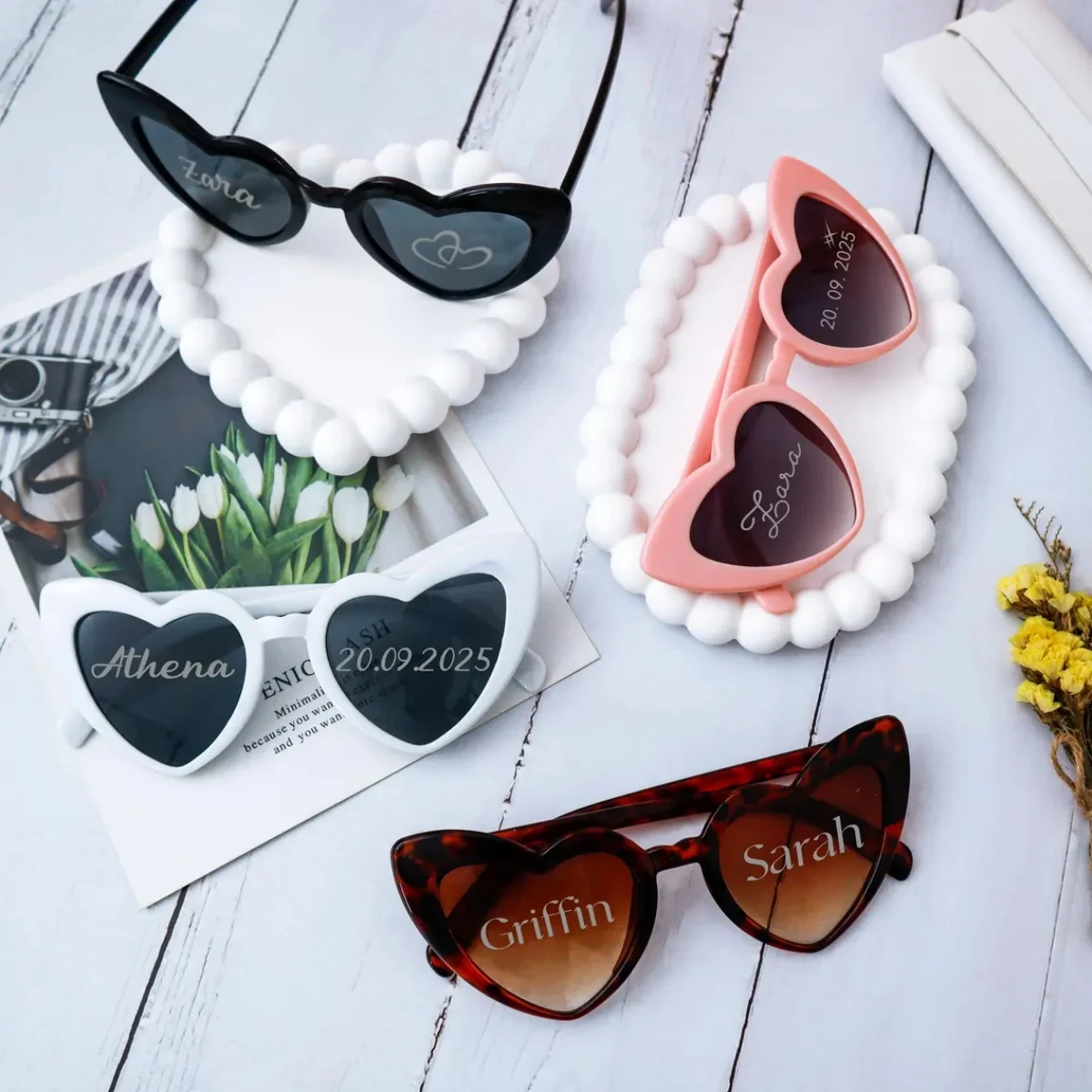 Солнцезащитные очки на заказ, 10 шт., персонализированные сувениры для вечеринки, солнцезащитные очки на свадьбу, девичник, солнцезащитные очки для малышей, подарок подружке невесты, мы
Солнцезащитные очки на заказ, 10 шт., персонализированные сувениры для вечеринки, солнцезащитные очки на свадьбу, девичник, солнцезащитные очки для малышей, подарок подружке невесты, мы