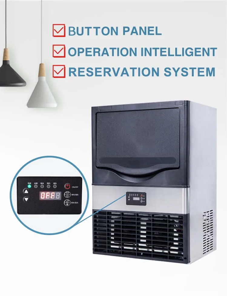 Professional Ice Block Making Machine High Accuracy 55KG/24h Big Ice Cube Commercial Ice Maker Machine for Business Sale
Professional Ice Block Making Machine High Accuracy 55KG/24h Big Ice Cube Commercial Ice Maker Machine for Business Sale